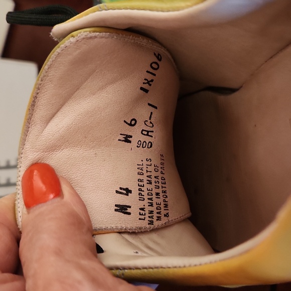 Vintage Art Sneakers by ICON April Greiman Designer (BUG PRINT) Women Sz. 6 - Picture 5 of 5